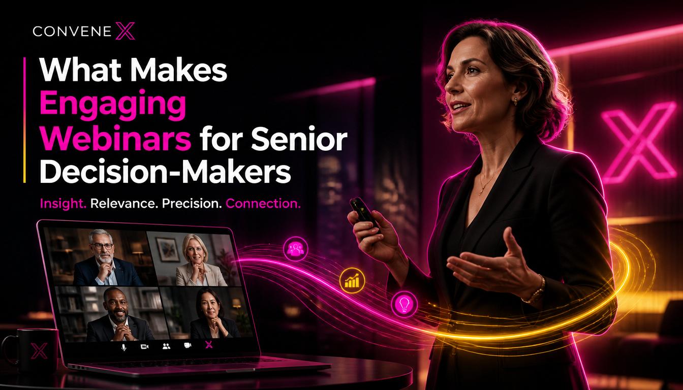 What Makes Engaging Webinars For Senior Decision-Makers