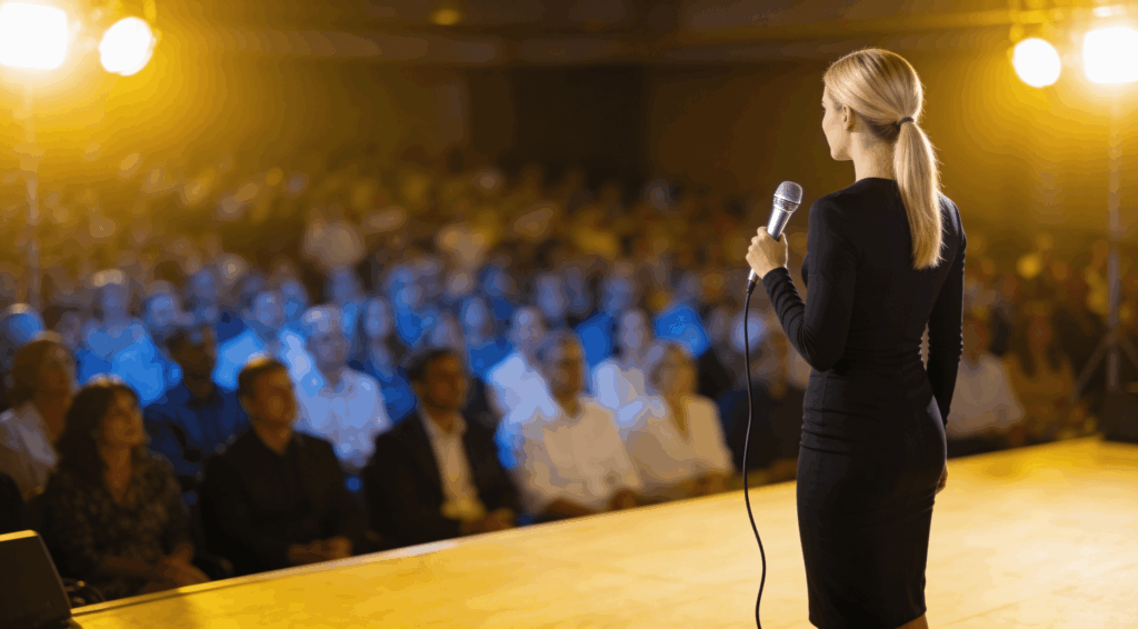 Prepare speakers ready for conference