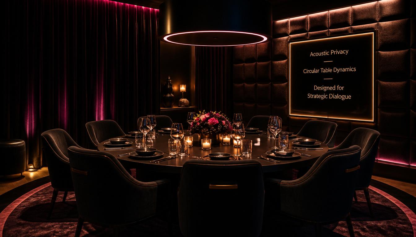 C-suite dinner venues