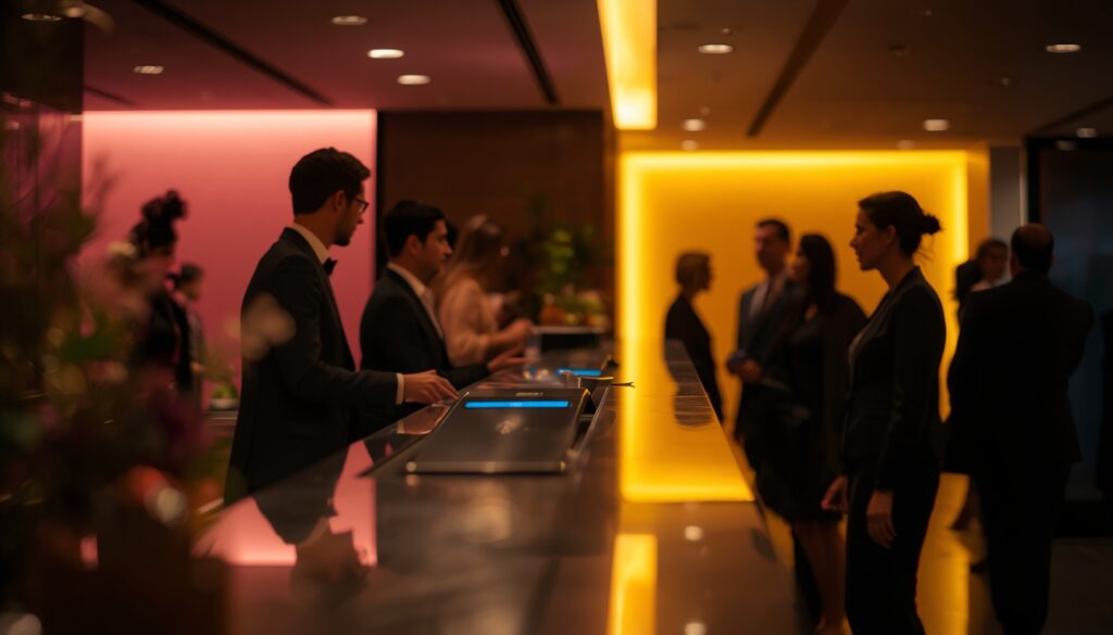 Guests arriving at a Convene X executive dinner