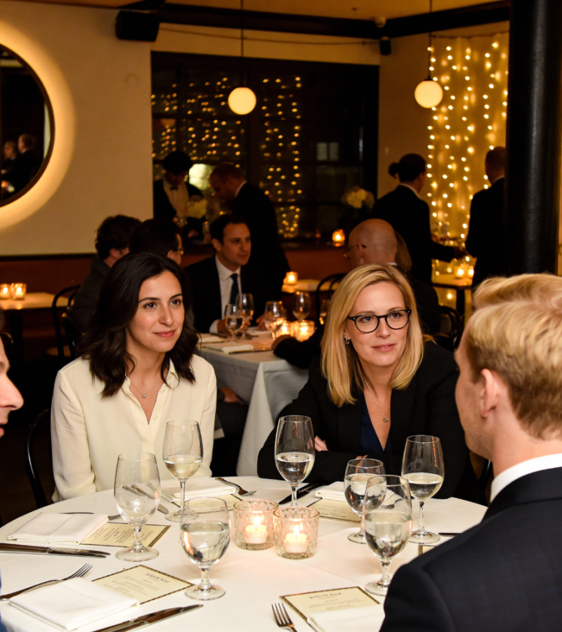 Private executive dinners in london