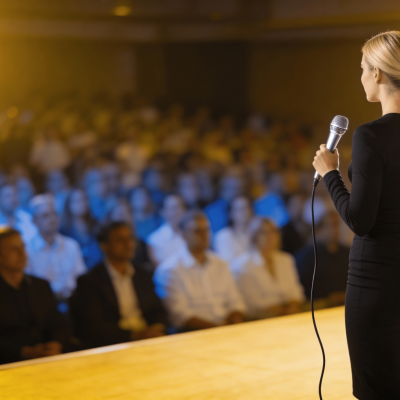 Prepare speakers ready for conference